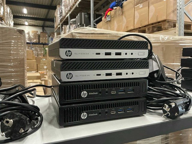 Hp elitedesk cpu: 15-6500t ram: 8gb ssd: 256gb (4x) - afbeelding 2 van  2