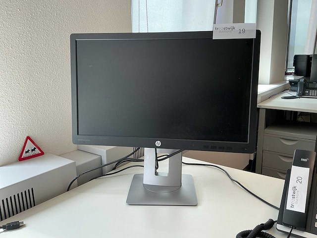 Hp elitedisplay e222 monitor (2x) - afbeelding 1 van  3