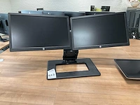 Hp elitedisplay e232 monitoren op steun (2x) - afbeelding 13 van  17
