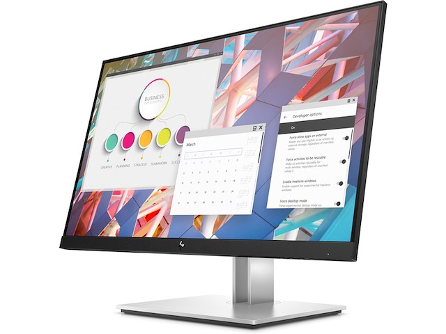 Hp elitedisplay e24 g4 - full hd ips monitor - 24 inch - afbeelding 3 van  5