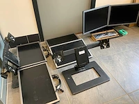 Hp elitedisplay e241i 2 monitoren op steun (3x)