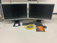 Hp elitedisplay e241i monitor (2x) - afbeelding 1 van  9