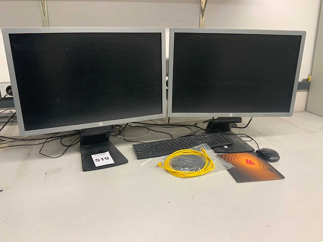 Hp elitedisplay e241i monitor (2x) - afbeelding 2 van  9