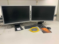 Hp elitedisplay e241i monitor (2x) - afbeelding 2 van  9