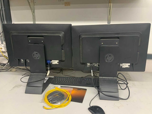 Hp elitedisplay e241i monitor (2x) - afbeelding 5 van  9
