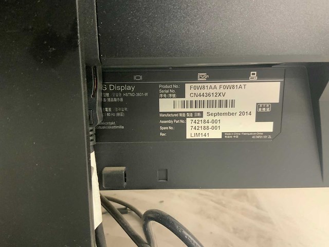 Hp elitedisplay e241i monitor (2x) - afbeelding 9 van  9