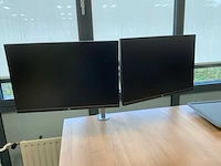 Hp elitedisplay e242 2 monitoren op arm (4x) - afbeelding 7 van  9