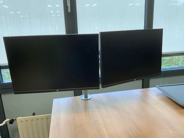 Hp elitedisplay e242 2 monitoren op arm (4x) - afbeelding 7 van  9