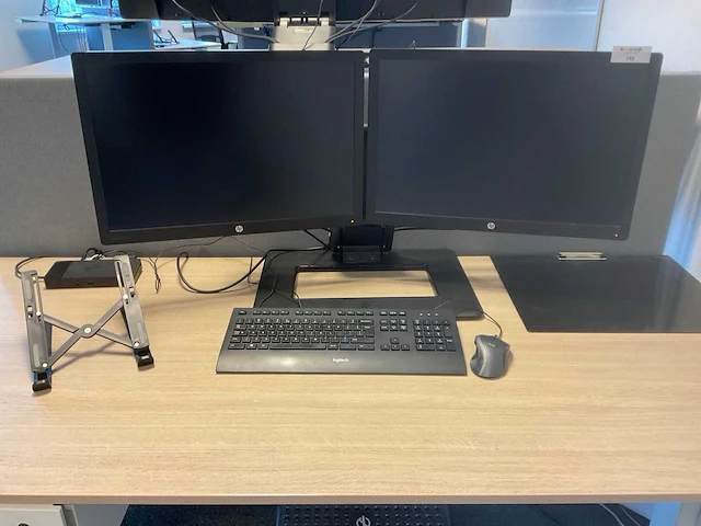 Hp elitedisplay e242 monitor (2x) - afbeelding 1 van  6