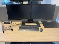 Hp elitedisplay e242 monitor (2x) - afbeelding 1 van  6