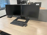 Hp elitedisplay e242 monitor (2x) - afbeelding 1 van  4