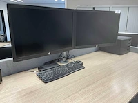 Hp elitedisplay e242 monitor (2x)
