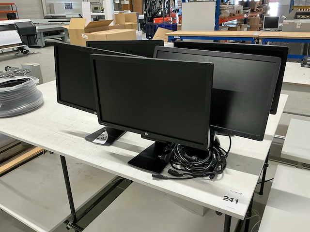 Hp elitedisplay / zdisplay 24 inch monitor (5x) - afbeelding 1 van  4