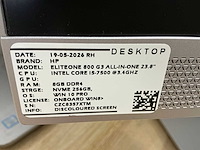 Hp eliteone 800 g3 all-in-one desktop (2x) - afbeelding 5 van  13