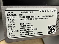 Hp eliteone 800 g3 all-in-one desktop (2x) - afbeelding 5 van  13