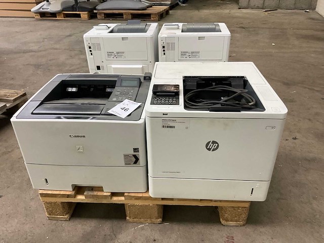 Hp en canon laserjet enterprise m607 printer (2x) - afbeelding 1 van  7