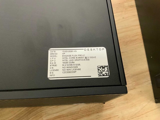 Hp engage flex pro-c desktop (3x) - afbeelding 5 van  7