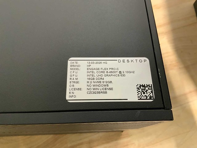 Hp engage flex pro-c desktop (3x) - afbeelding 6 van  7