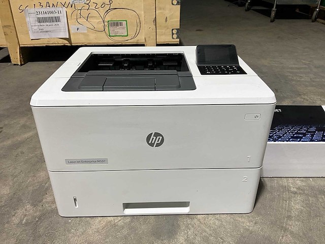 Hp enterprise m507 laser jet printer - afbeelding 2 van  7