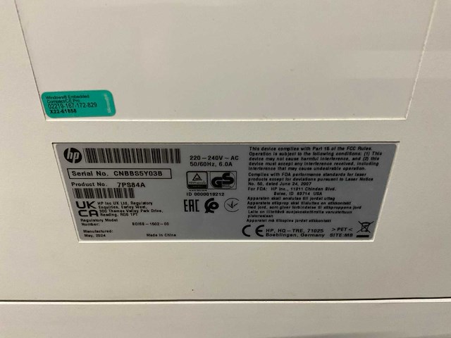 Hp enterprise m611 laserjet laserprinter - afbeelding 5 van  8