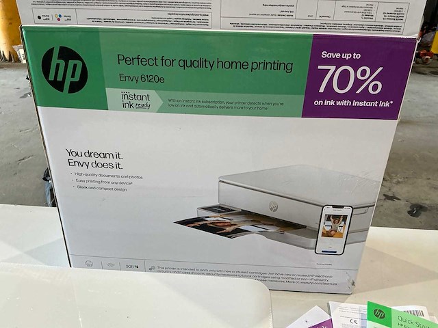 Hp / hewlett packard envy 6120e inktjetprinter - afbeelding 4 van  4