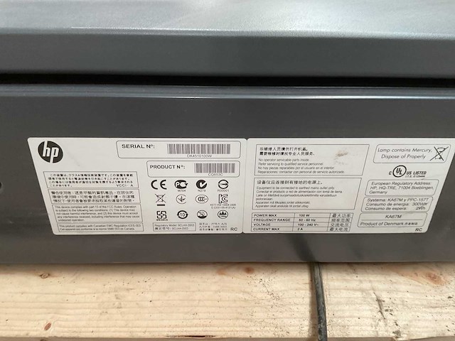 Hp hp designjet t1200 hd mfp plotter - afbeelding 7 van  8