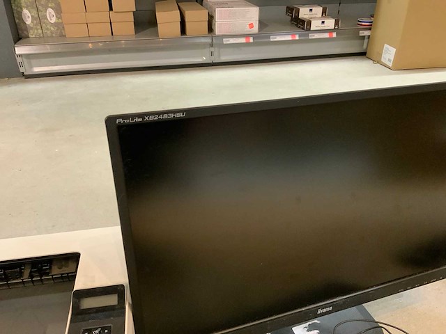 Hp, iiyama, verifone laser jet pro m402dne pinautomaten, printer en monitoren - afbeelding 4 van  8