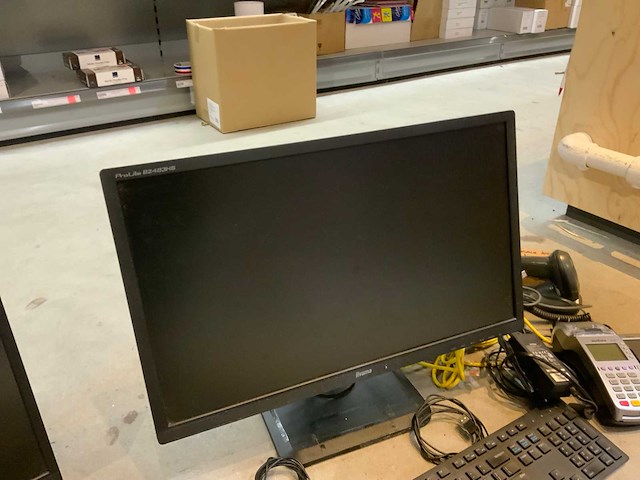 Hp, iiyama, verifone laser jet pro m402dne pinautomaten, printer en monitoren - afbeelding 6 van  8