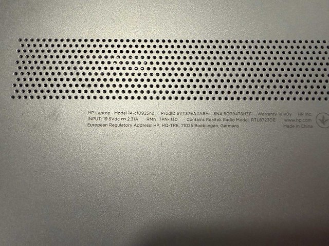 Hp laptop 14-cf0925nd - afbeelding 6 van  7