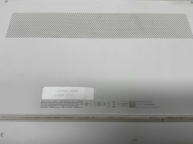 Hp laptop cpu: amd ryzen 5 5720u ram: 16gb ssd: 512gb - afbeelding 3 van  3