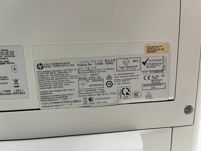 Hp laser jet managed mfp flow e52545 - laserprinter - afbeelding 20 van  22