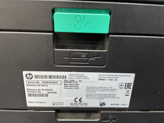 Hp laser jet pro - 400 - printer & scanner - afbeelding 4 van  6