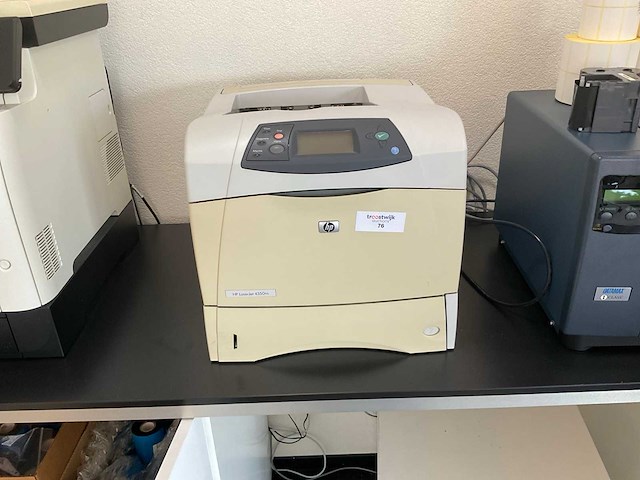 Hp laserjet 4350tn laserprinter - afbeelding 1 van  3