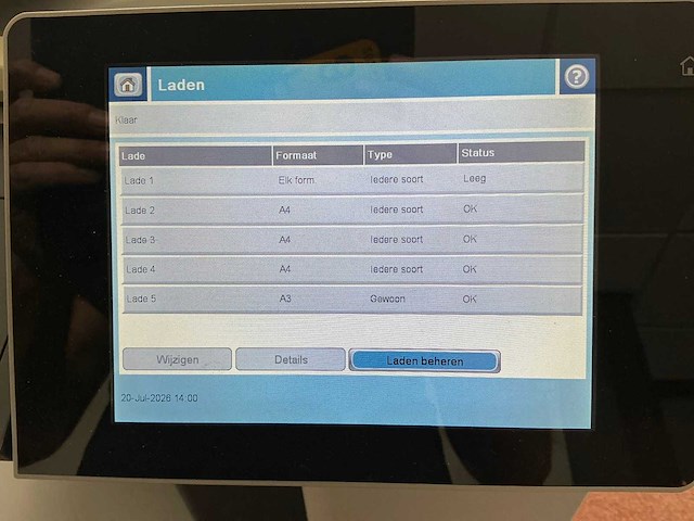 Hp laserjet 700 color mfp m775 multifunctional copier - afbeelding 13 van  20