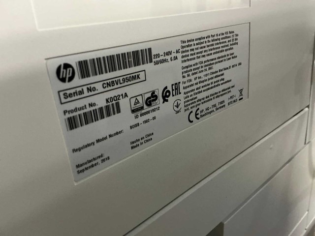 Hp laserjet enterprise m609 laserprinter - afbeelding 5 van  5