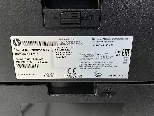 Hp laserjet pro 400 - m401dne - laserprinter - afbeelding 6 van  6