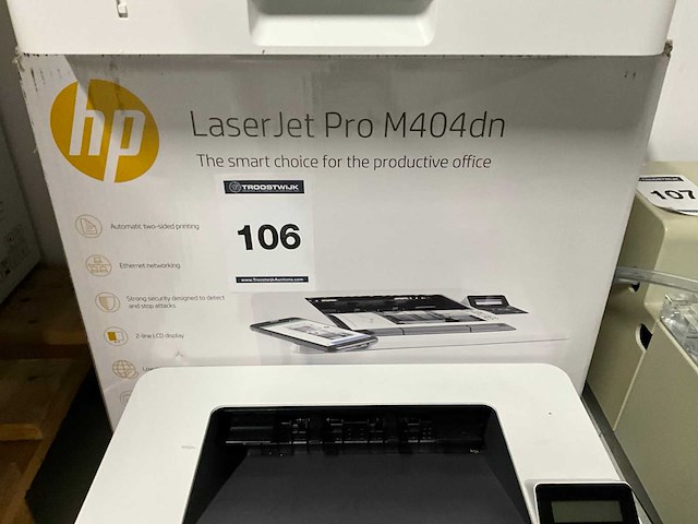 Hp laserjet pro m404dn laserprinter (3x) - afbeelding 5 van  5