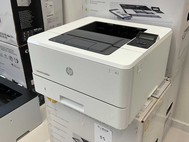 Hp laserjet pro m404dn laserprinter (3x) - afbeelding 1 van  4