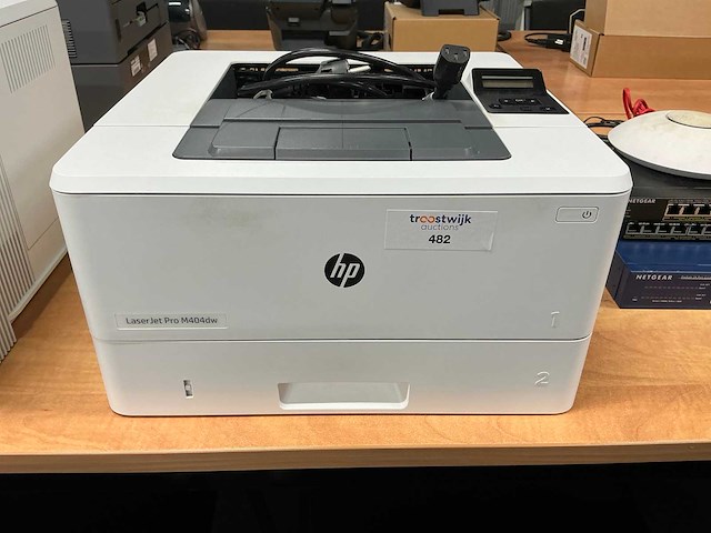 Hp laserjet pro m404dw laserprinter - afbeelding 1 van  3