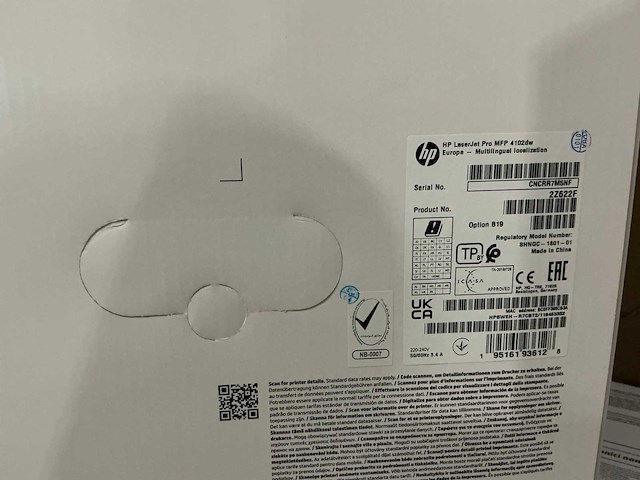 Hp laserjet pro mfp 4102dw - afbeelding 2 van  2