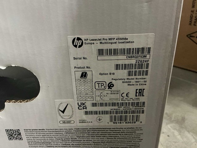 Hp laserjet pro mfp 4102fdw - afbeelding 1 van  2