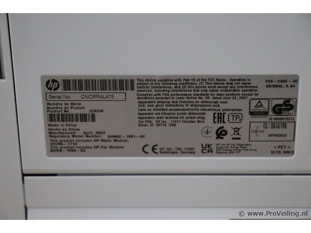 Hp laserjet pro multifunctionele laserprinter 4102fdw - afbeelding 7 van  7