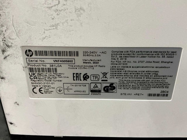 Hp laserjet tank mfp 1604w overige printers en copiers - afbeelding 5 van  5