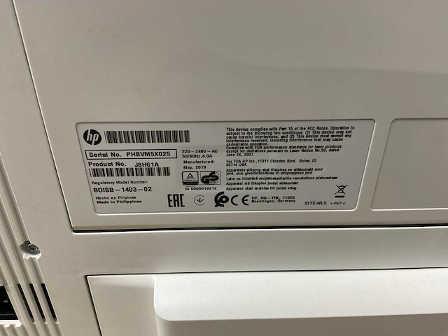 Hp laserjetpro m501 printer - afbeelding 5 van  5