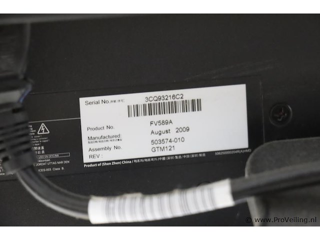 Hp lcd-monitor 2309v fv589a - afbeelding 4 van  4