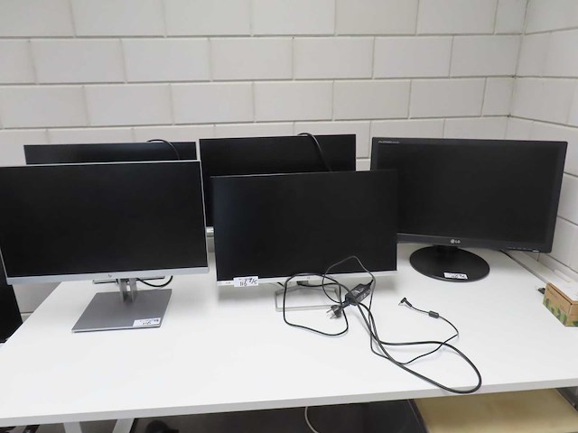 Hp / lg - monitor (5x) - afbeelding 1 van  5