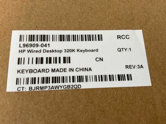 Hp / logitech mix model keyboards - check description (new) (13x) - afbeelding 14 van  16