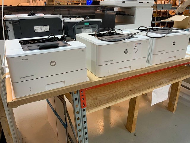 Hp m404n, m404dn laserjet pro printer (3x) - afbeelding 1 van  18