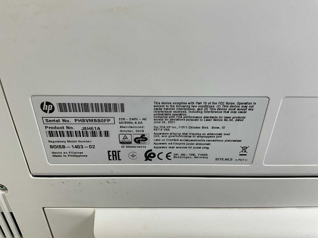 Hp (m501) laserjet pro professional printer - afbeelding 7 van  7