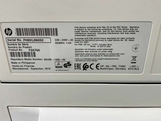Hp (m527m) color laser jet enterprise printer - afbeelding 10 van  10
